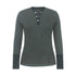 Kerrits Hot To Trot Thermal Ladies Henley Top - Sagestone